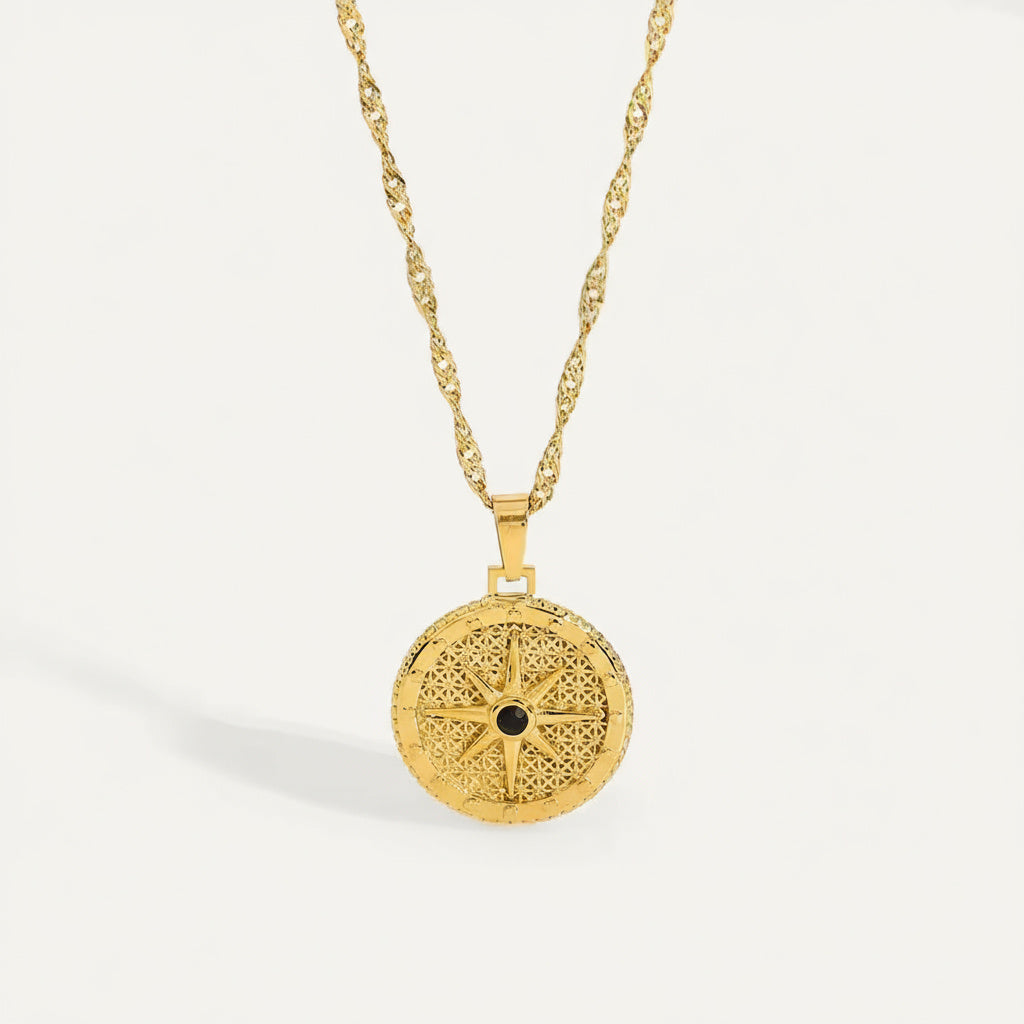 Compass Pendant Necklace