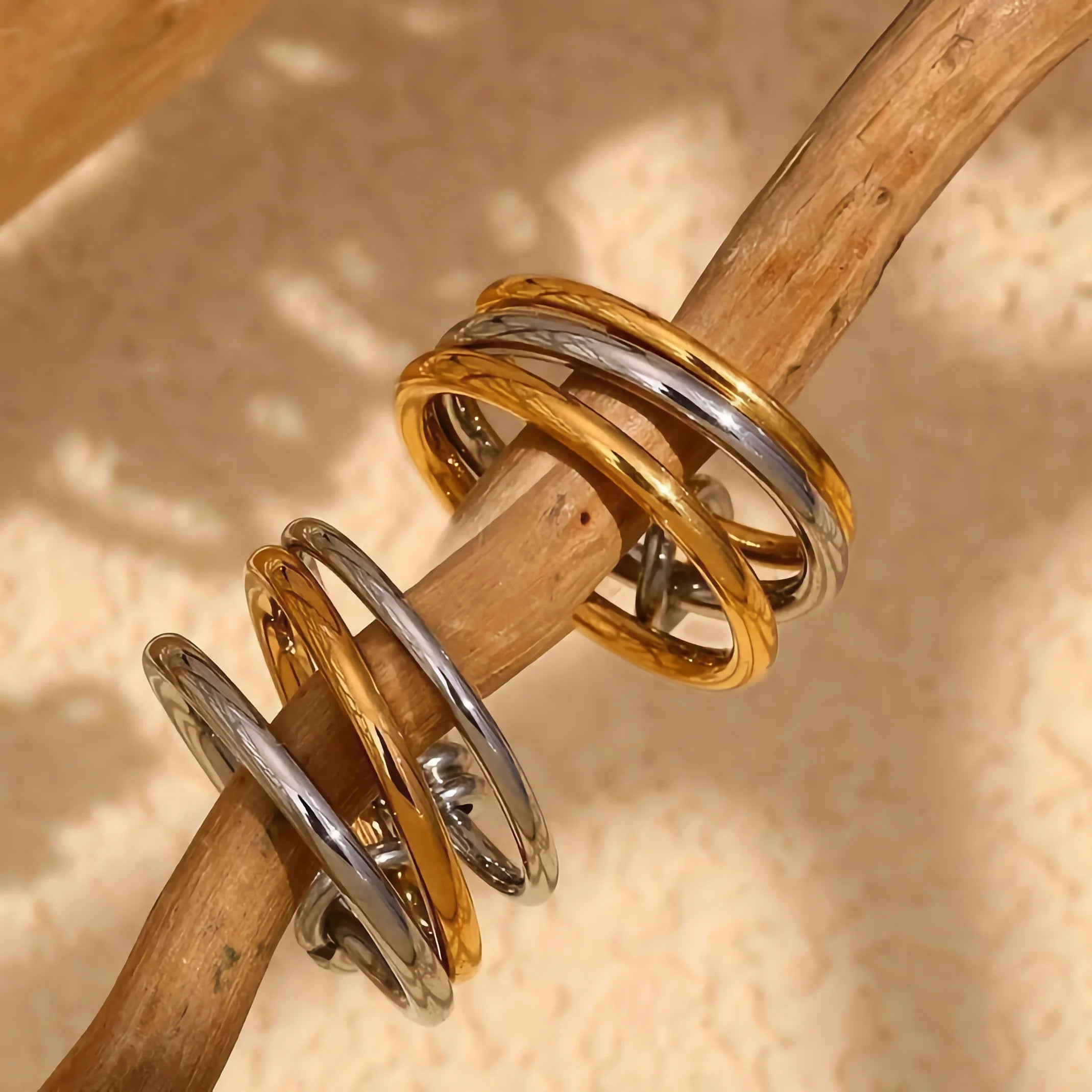 Eclipse Glow Stack Ring