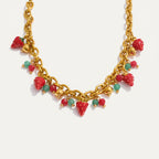 Strawberry Charms Necklace