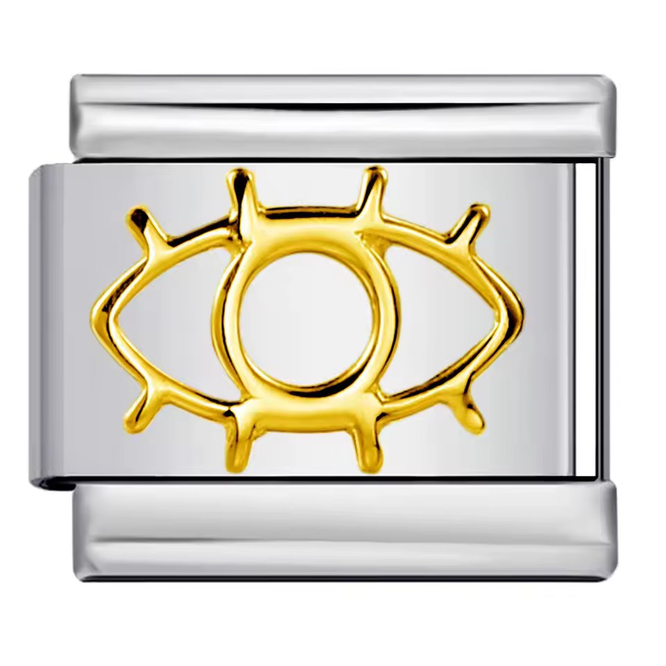 GOLD EVIL EYE