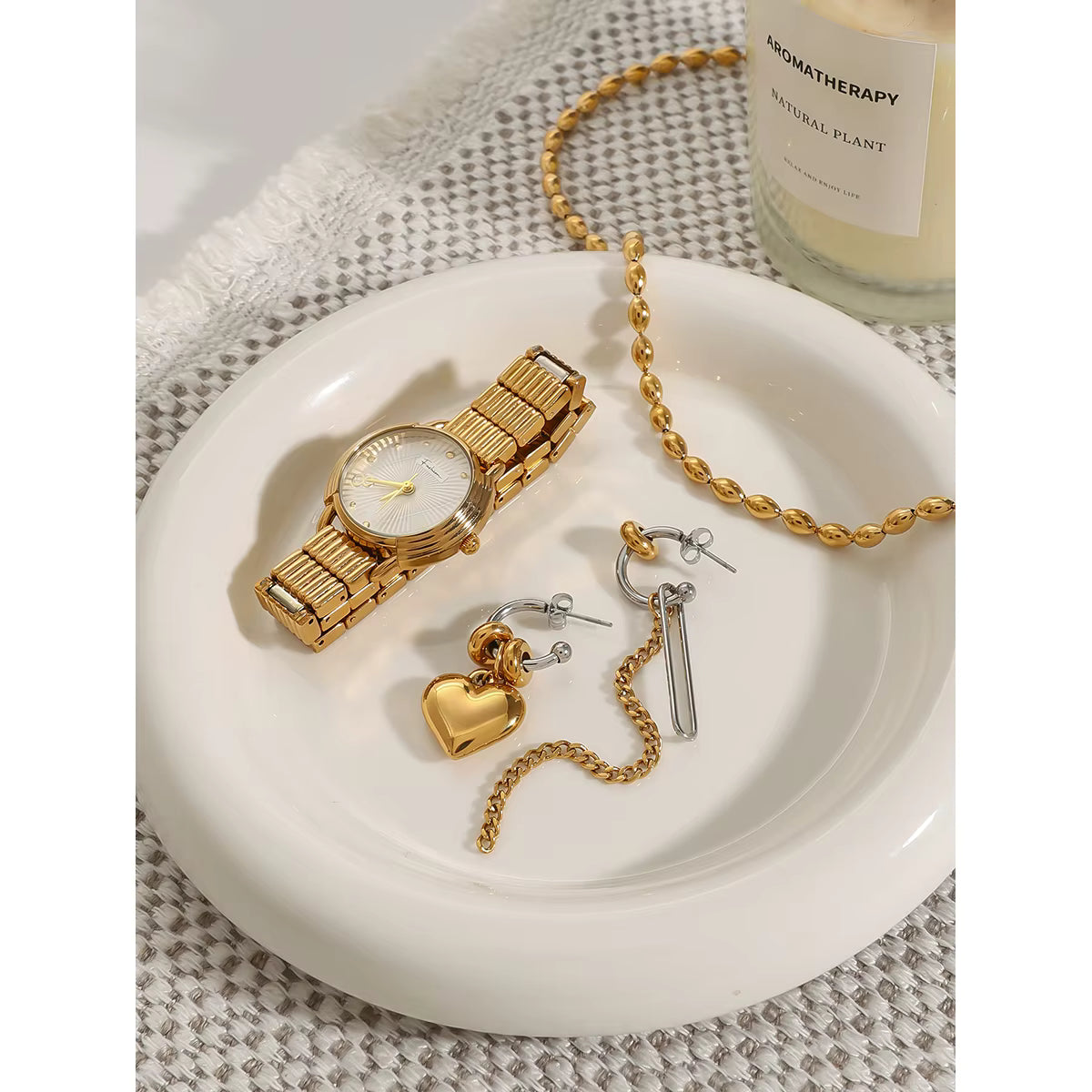 Silver Glow Earrings