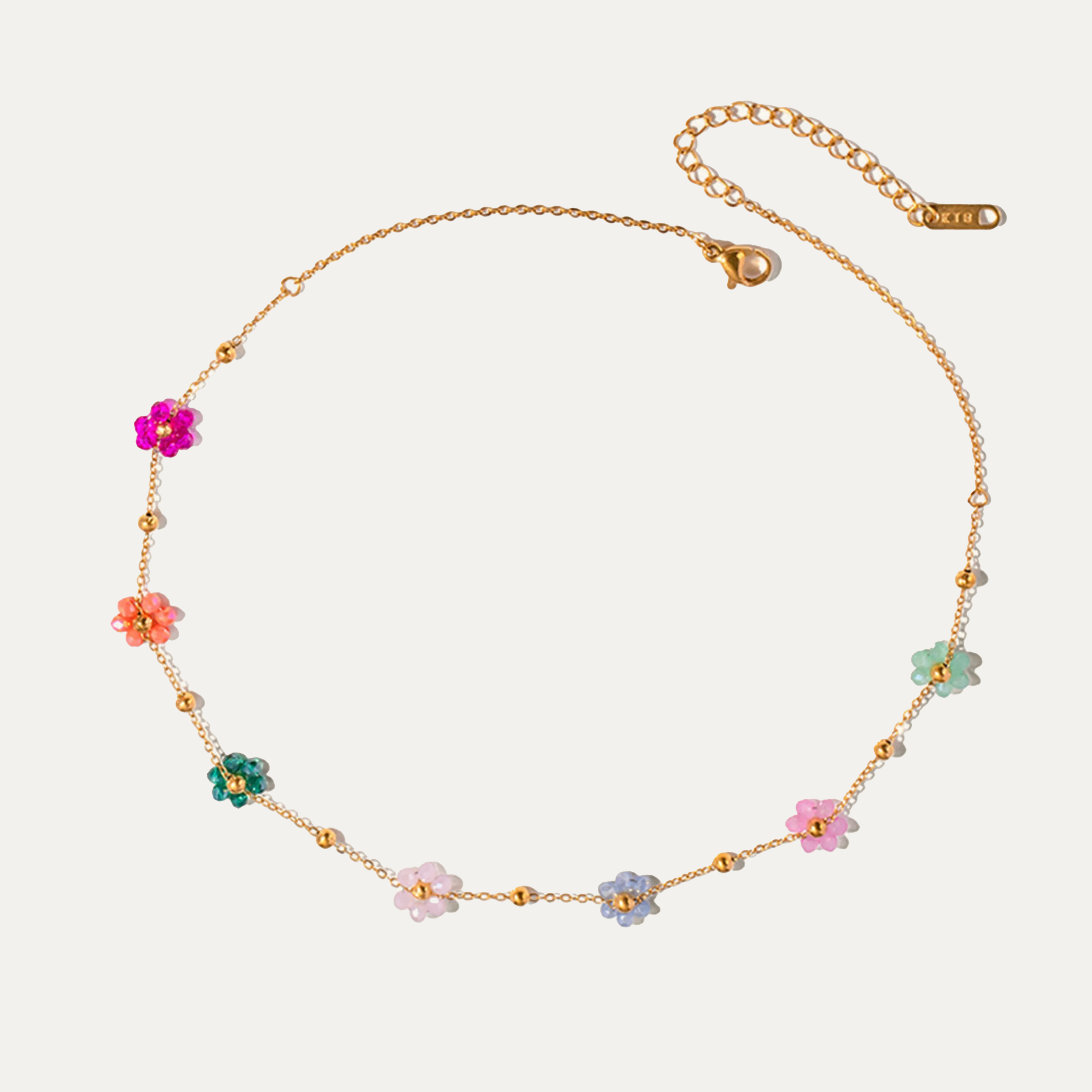 Zafalata Floral Gold Necklace